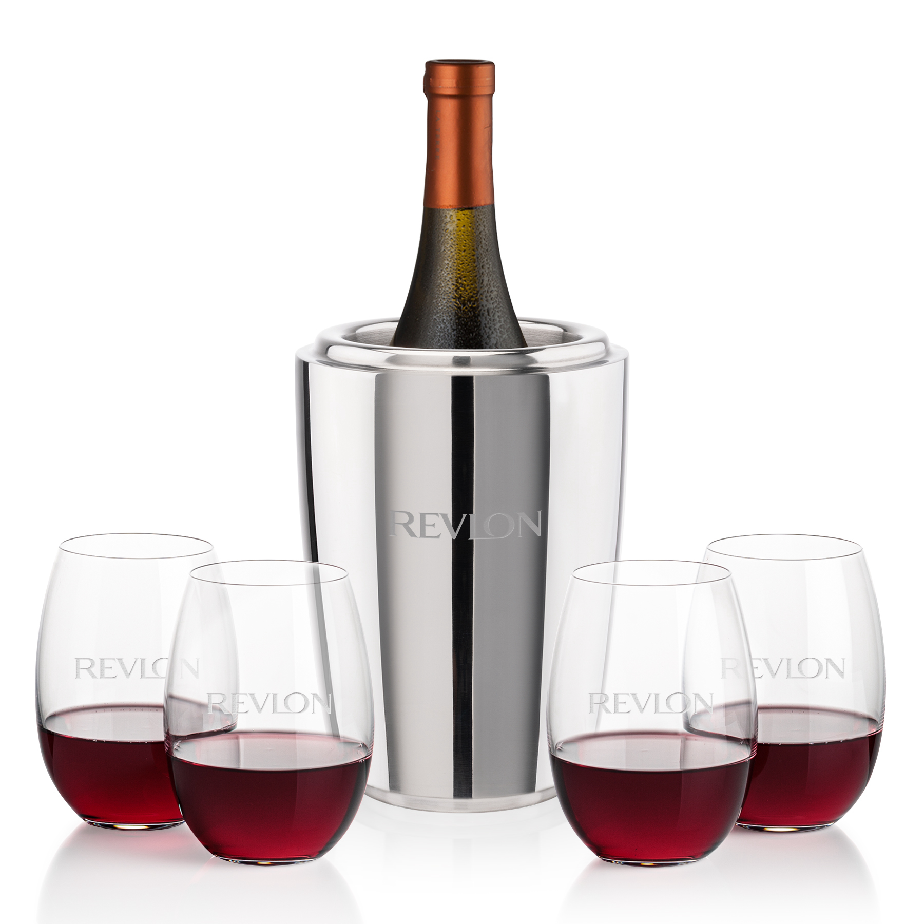 Wine Cooler Stemless Set, Carlita Set, Set of 5