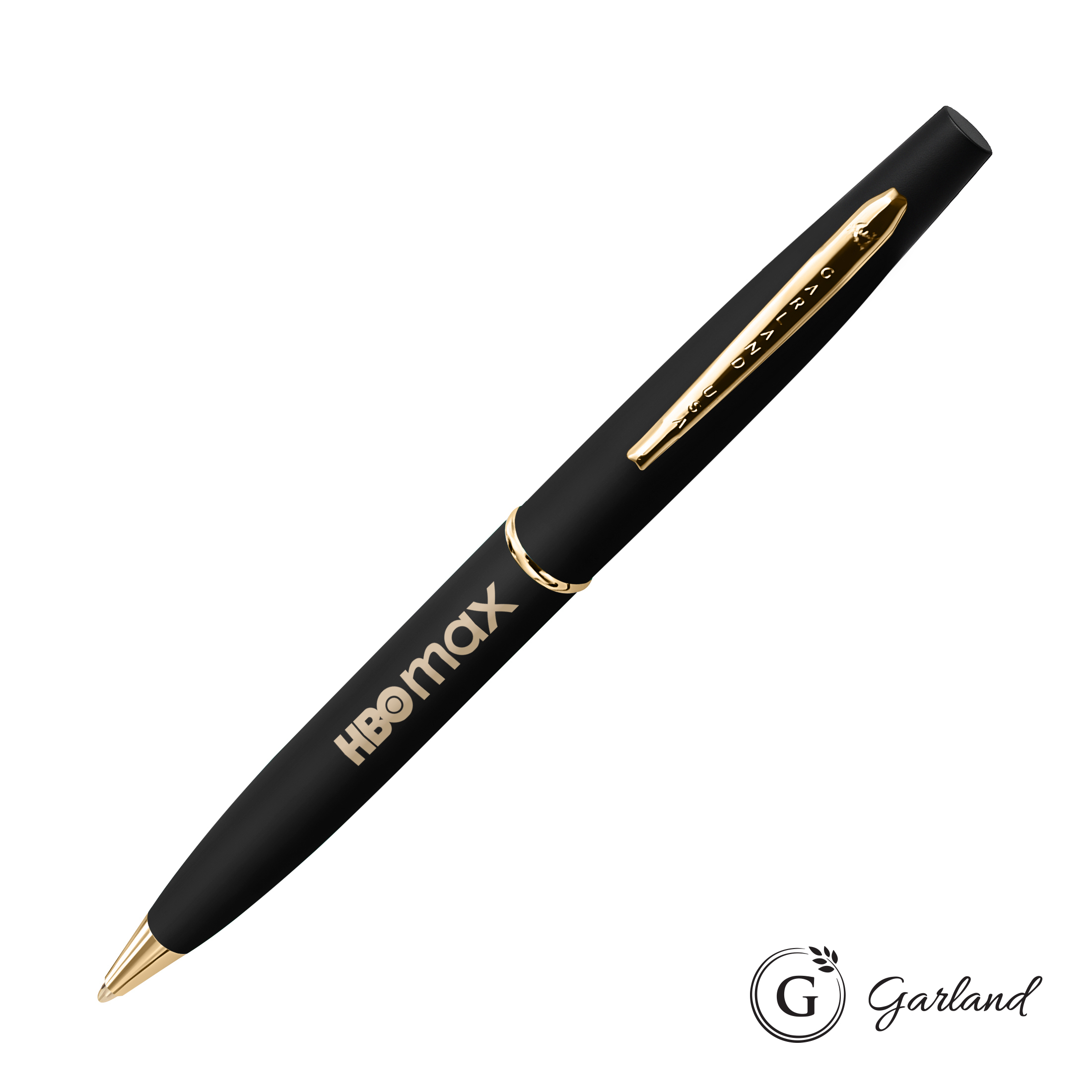 Custom, Ballpoint, Gold, Matte Black / Gold