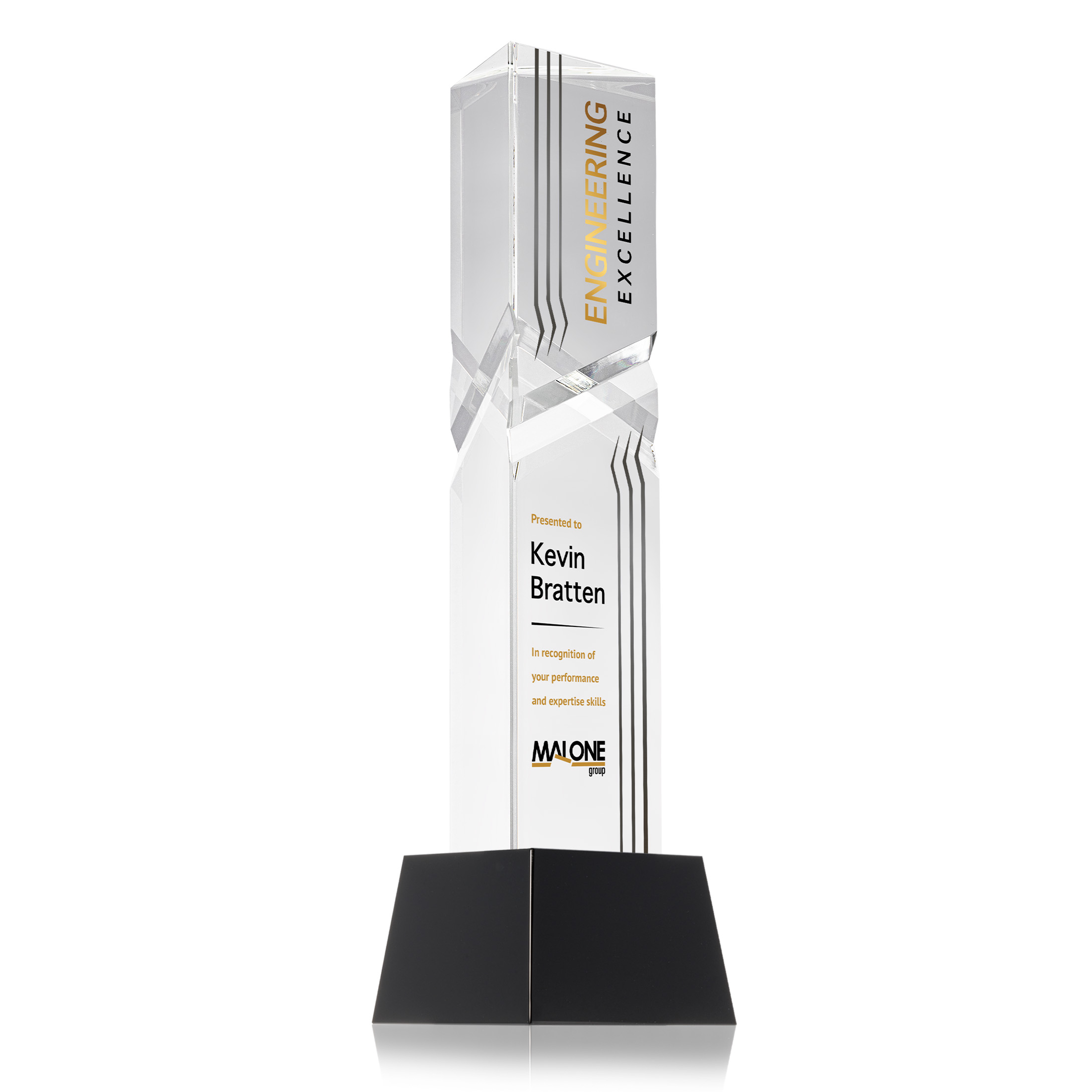 Oakham VividPrint™ Award on Robson Base - Black 7