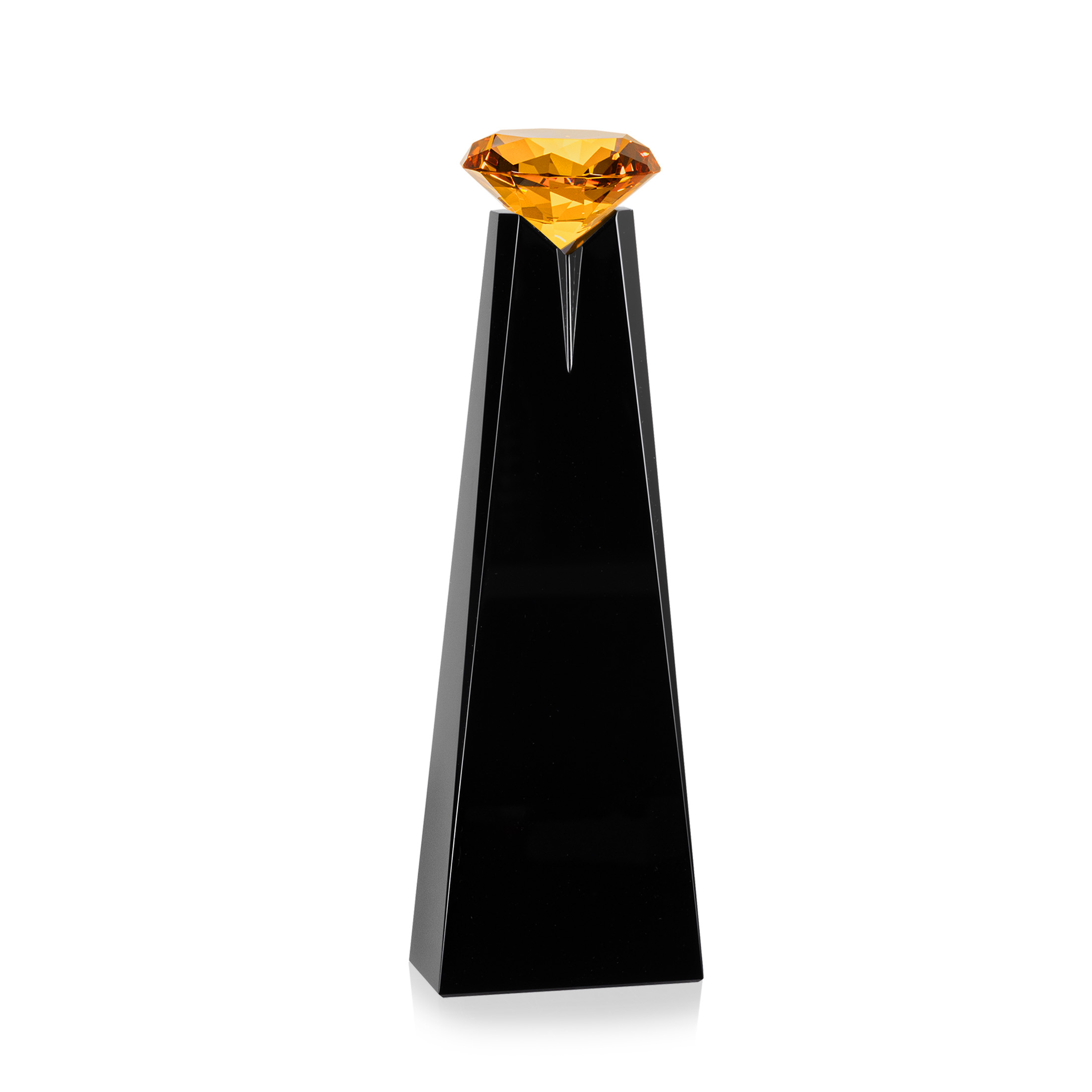 Alicia Gemstone VividPrint™ Award - Black/Amber 16