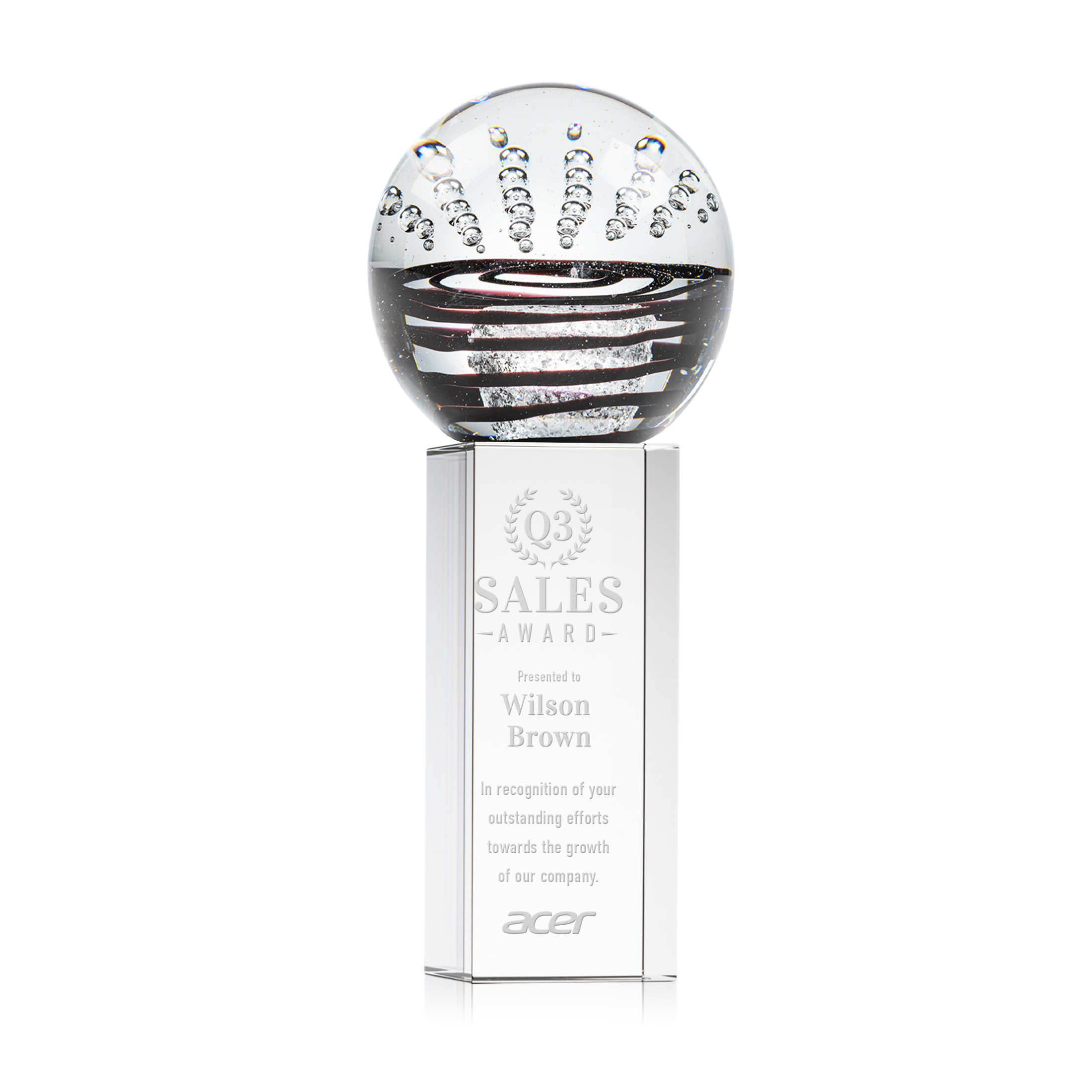 Dakota, Clear, 4" x 10" x 4"