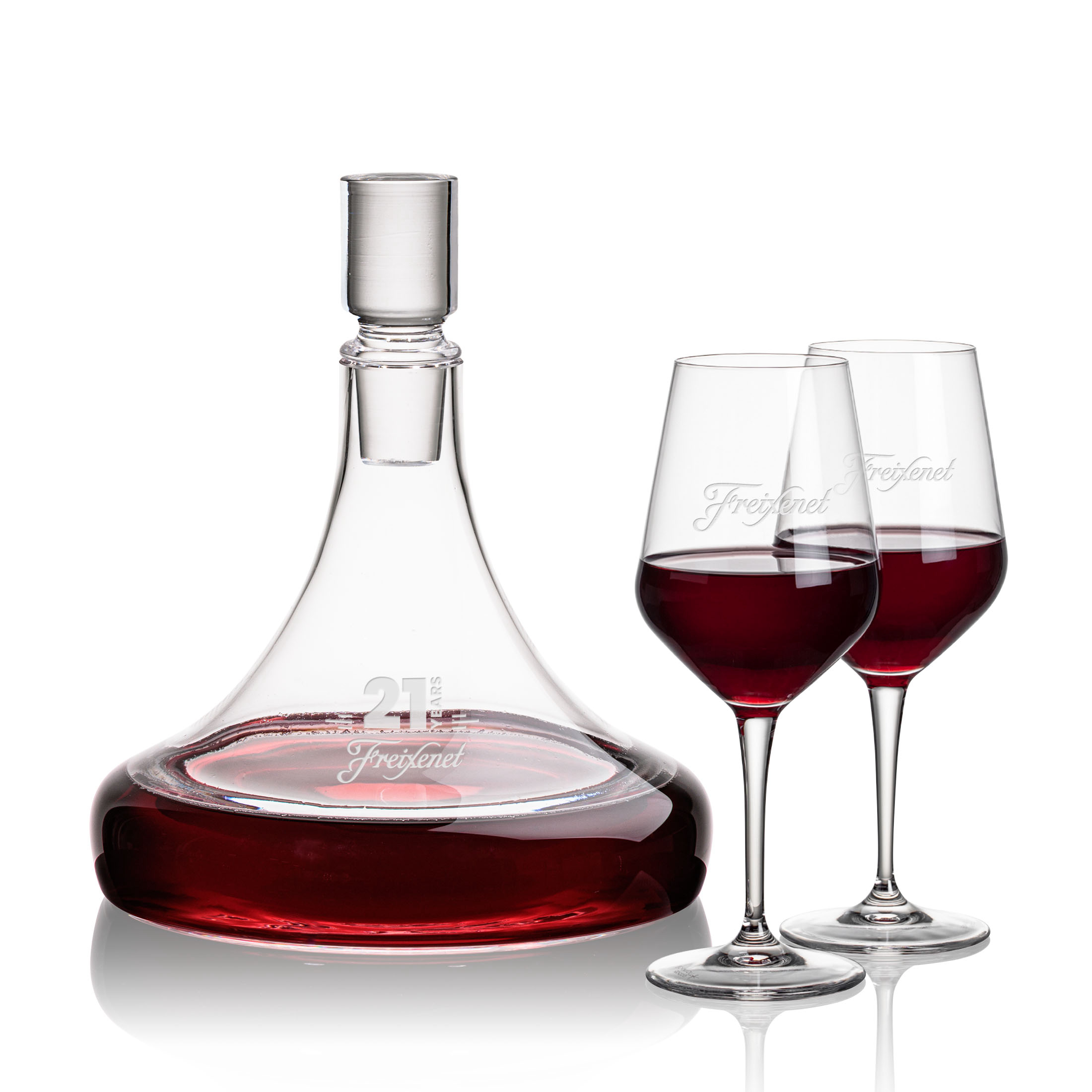Decanter Stemmed Set, Germain Set, Decanter & 2 Wine