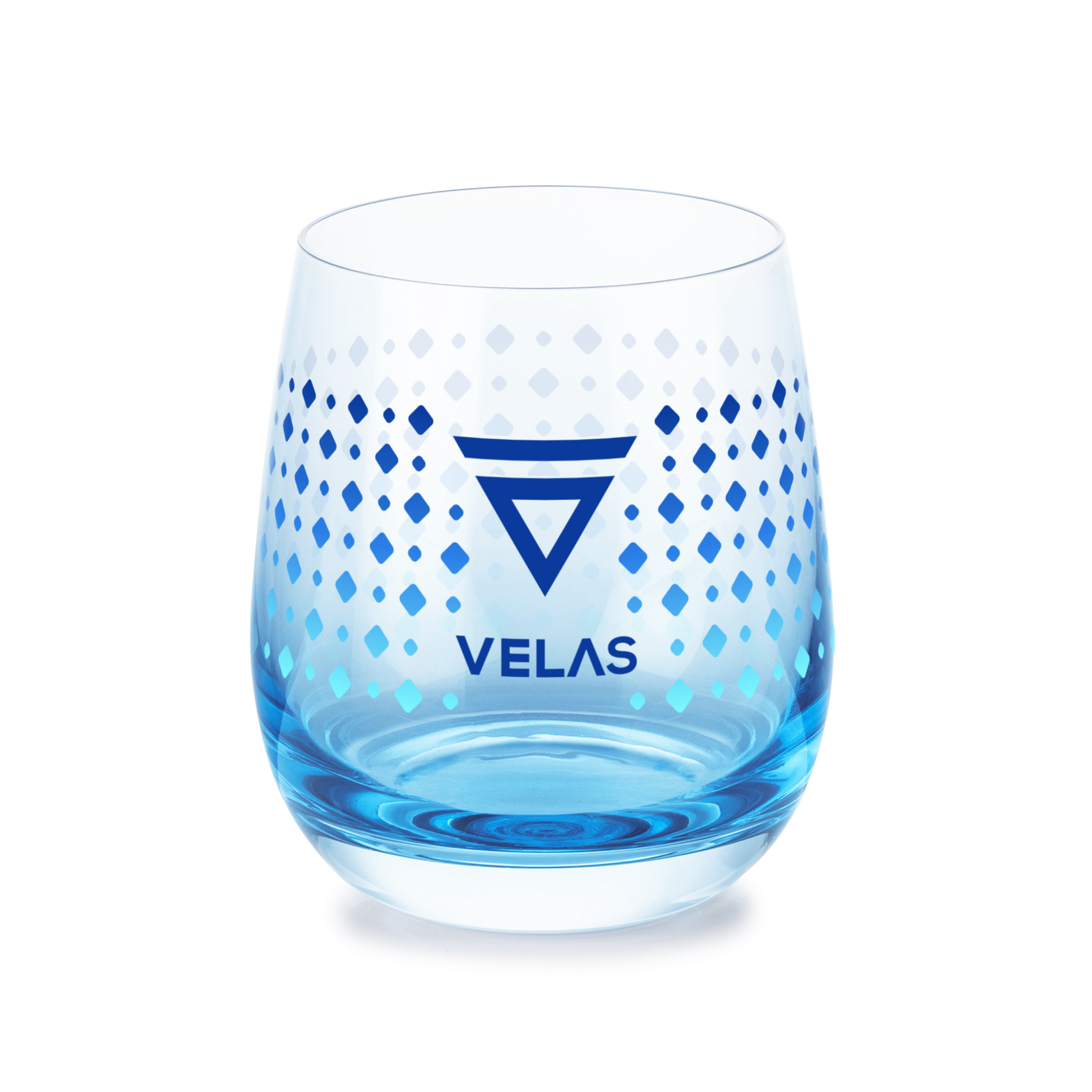 Soudan Stemless Wine Blue - VividPrint™