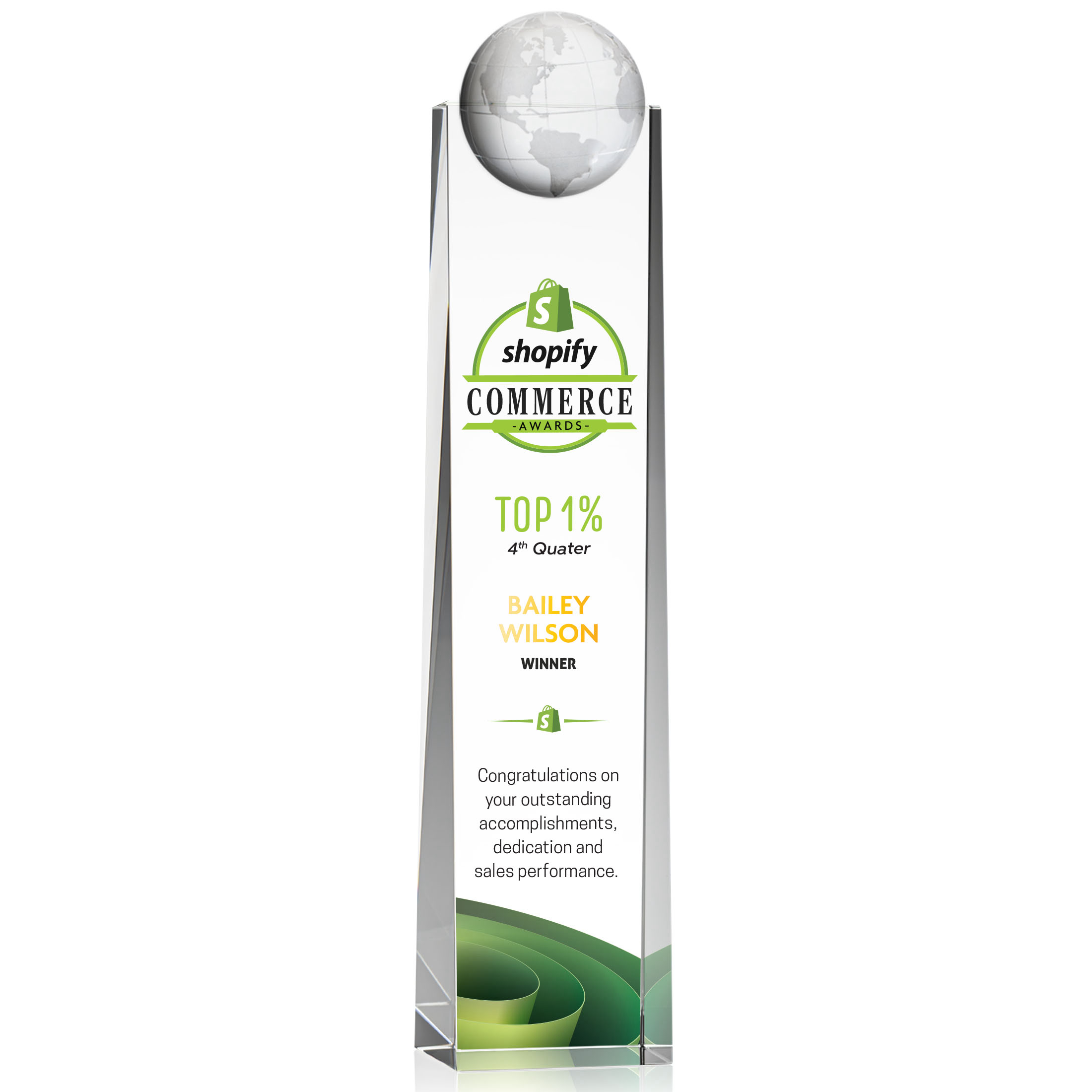 Sherbourne Globe VividPrint™ Award 3