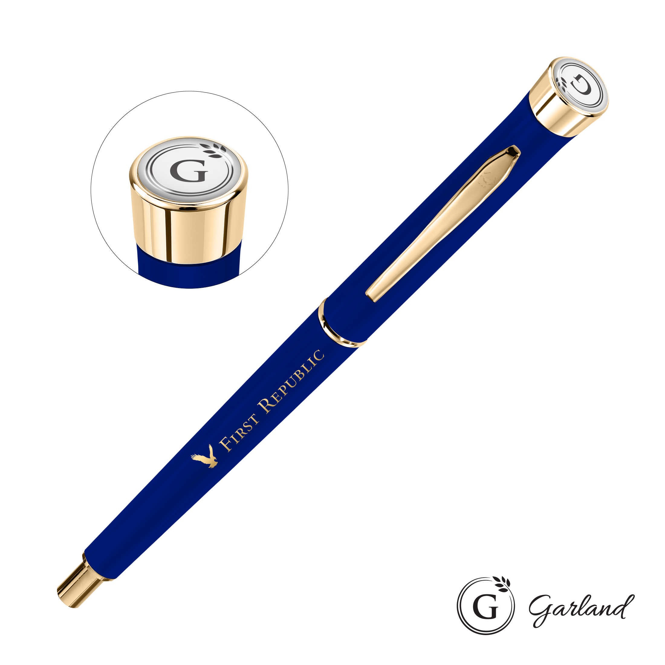 Standard, Mechanical Pencil, Gold, Matte Blue / Gold