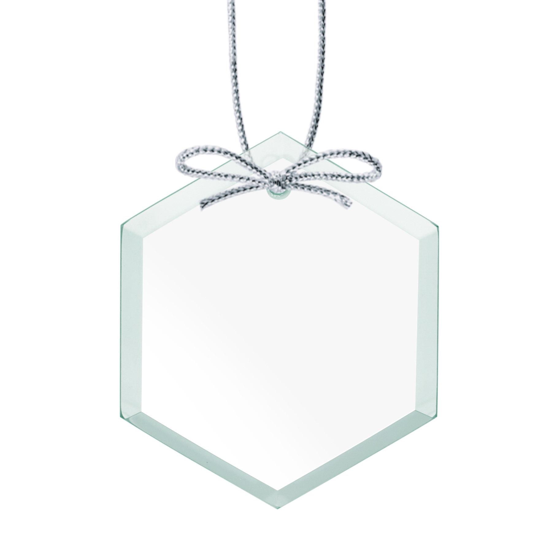 Jade Ornament - Hexagon Imprinted
