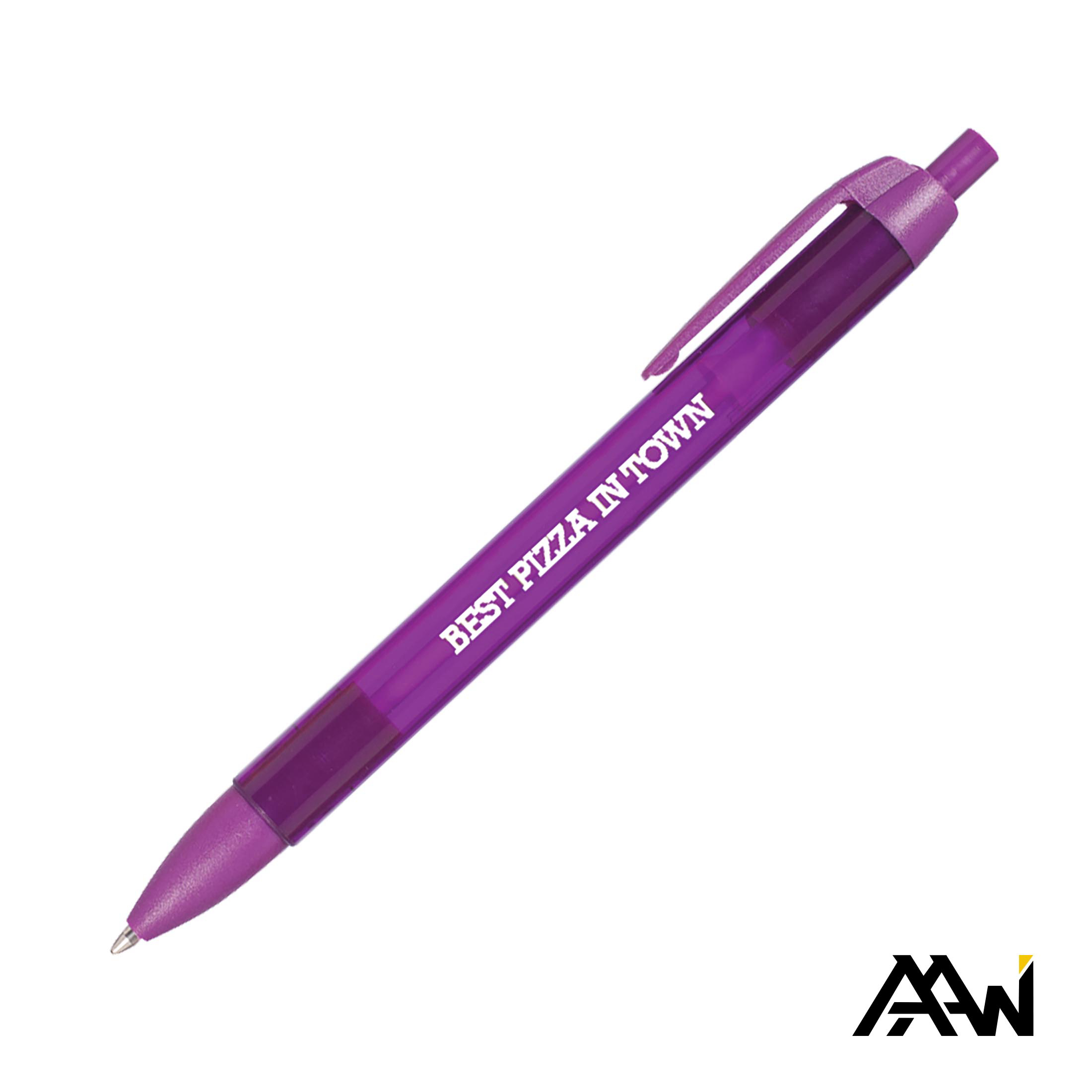 Translucent Barrel, 1 Color, 1 Location Imprint, Purple