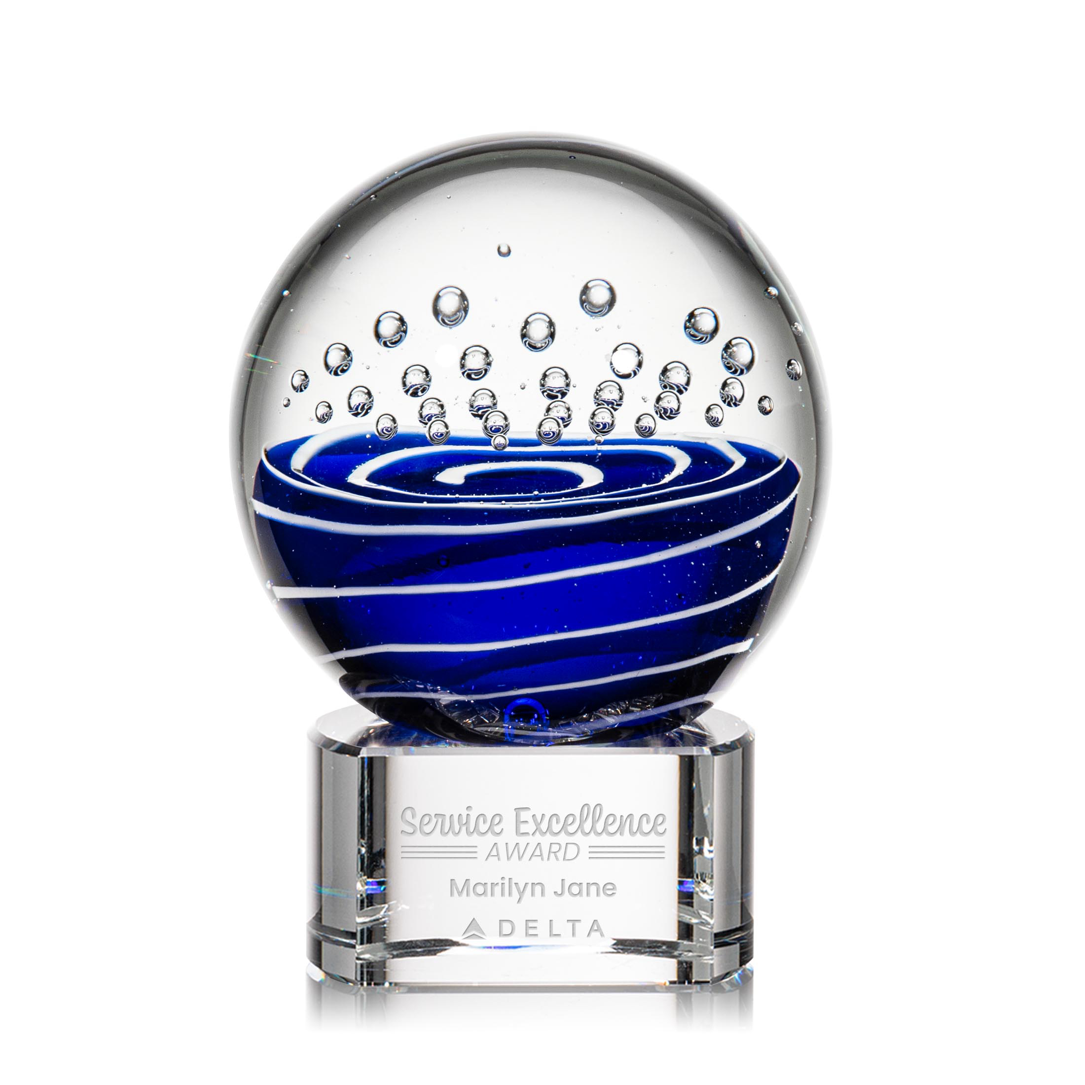 Paragon, Clear, 4" x 4.5" x 4"