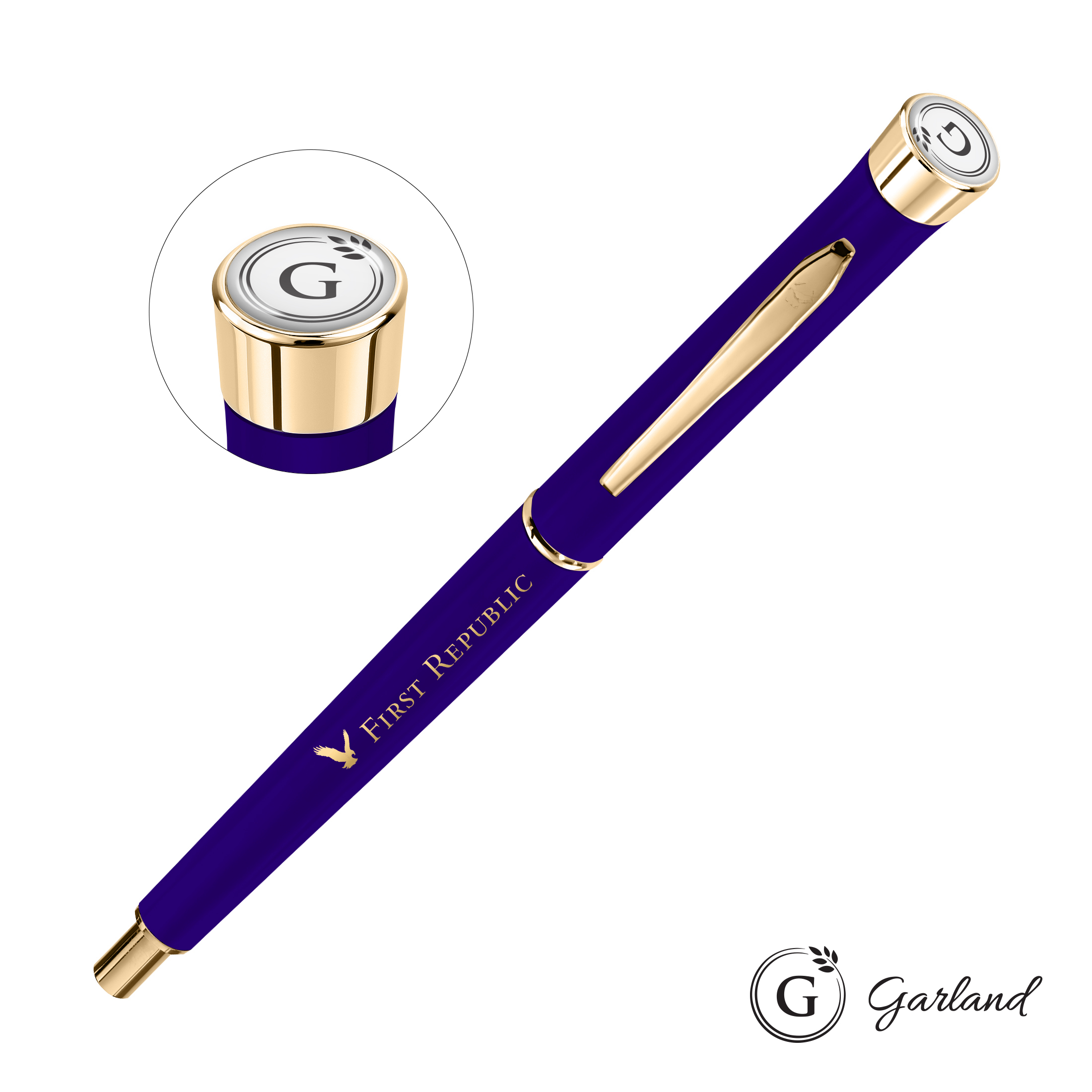 Standard, Mechanical Pencil, Gold, Matte Purple / Gold