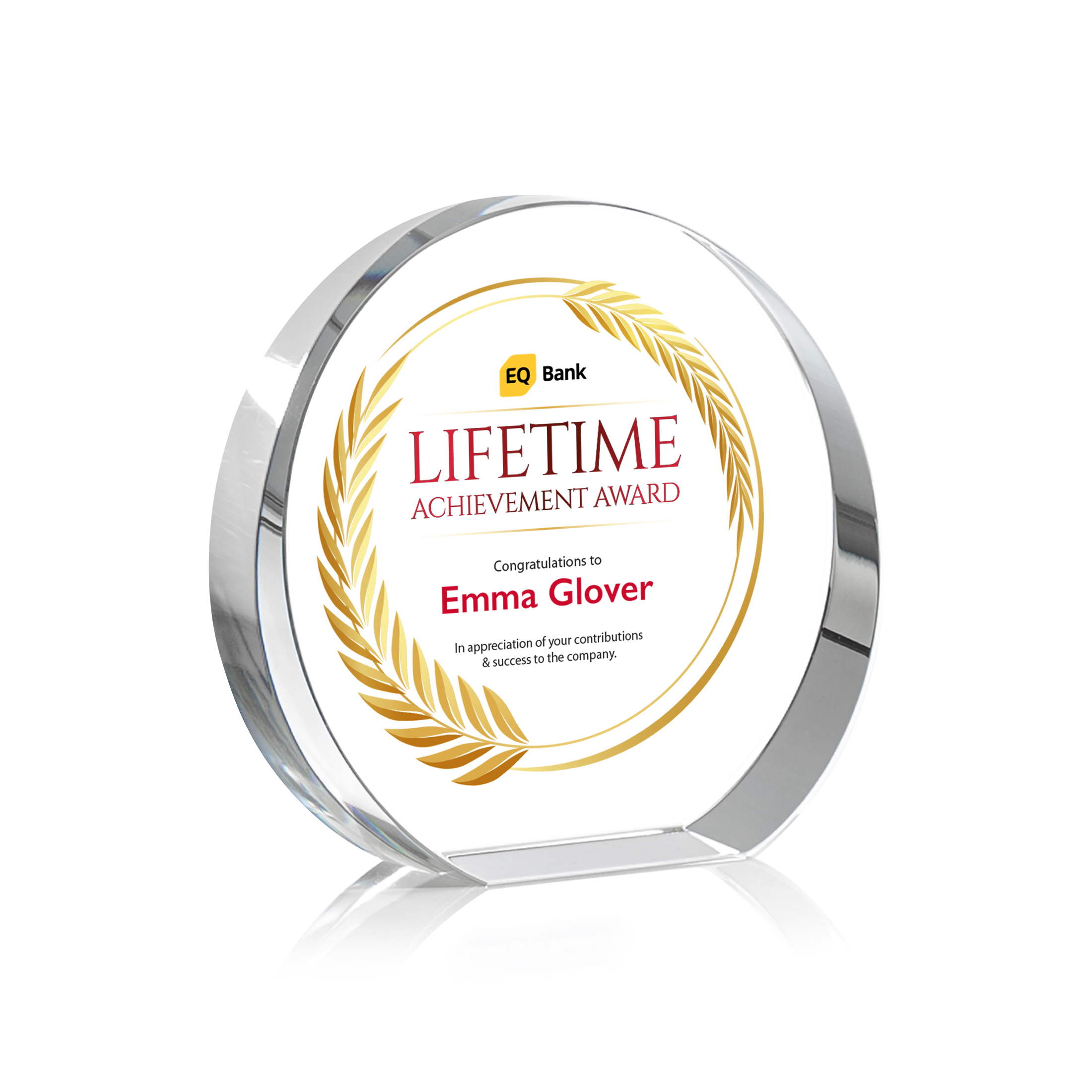 VividPrint™, No Base, 4" x 3.75" x 1.125"