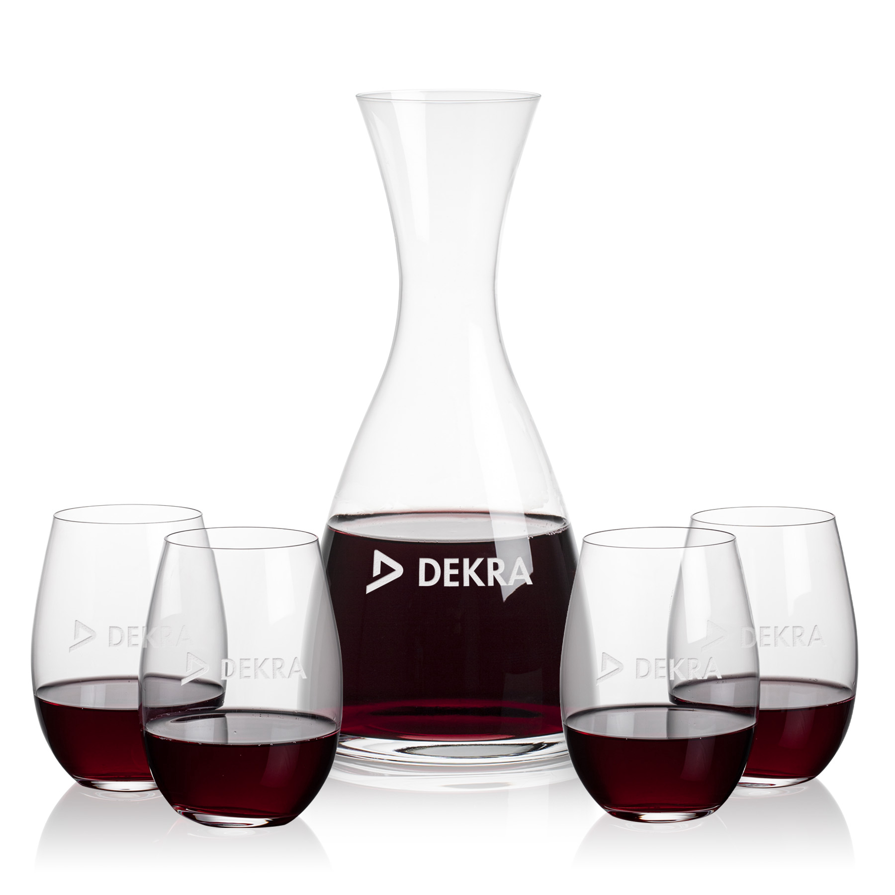 Carafe Stemless Set, Laurent Wine Set, Carafe & 4 Stemless