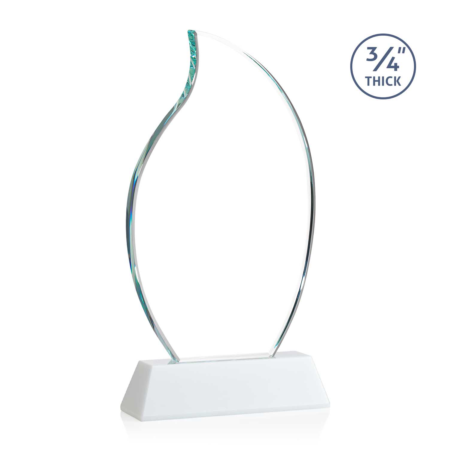 Croydon Flame Award on Newhaven Base - White 25