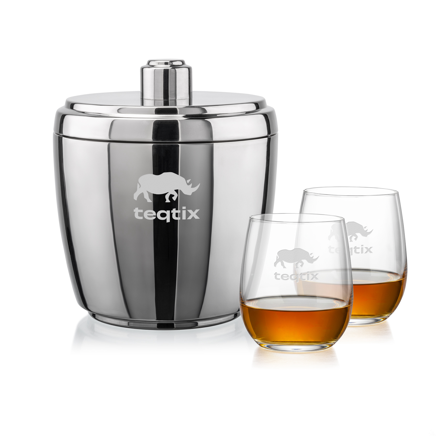 Ice Bucket OTR Set, Gibson Set, Set of 3