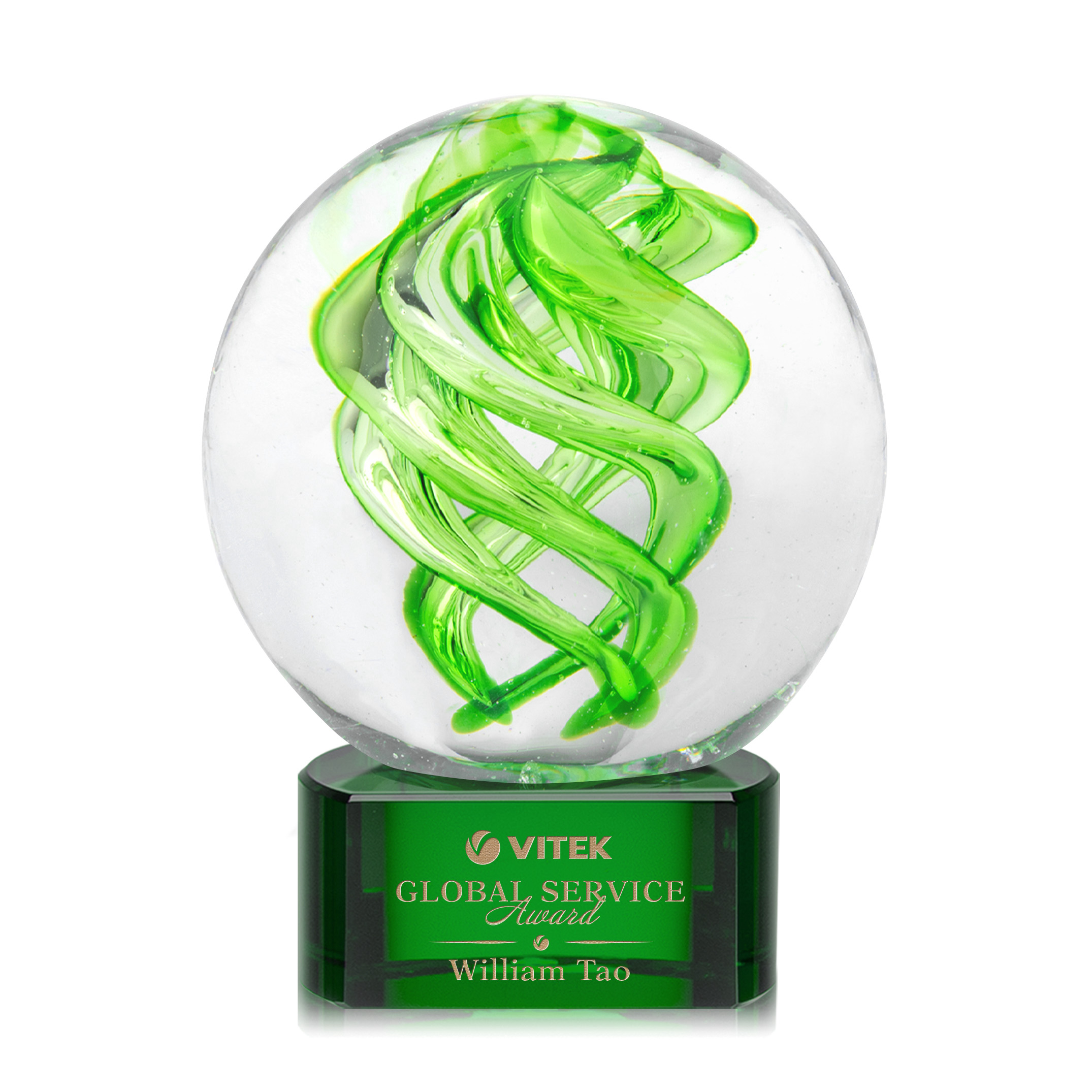 Paragon, Green, 5" x 6.5" x 5"