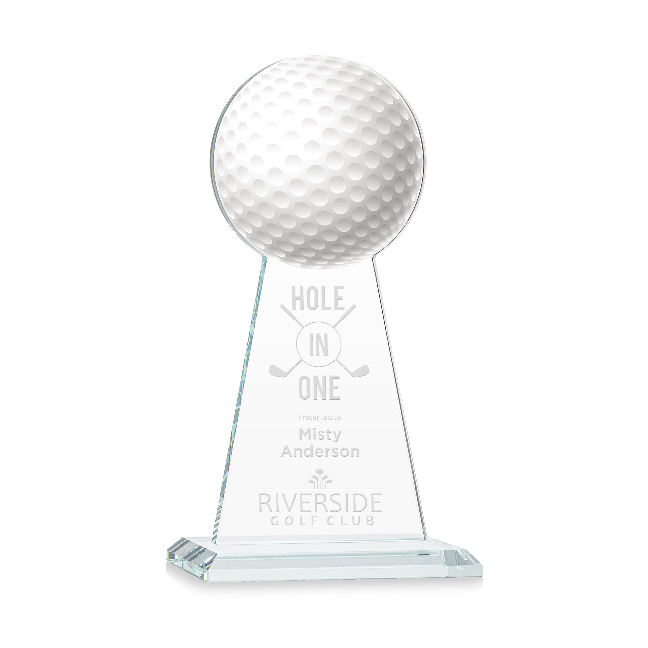 Deep Etch, Clear, 5" x 9.5" x 3"