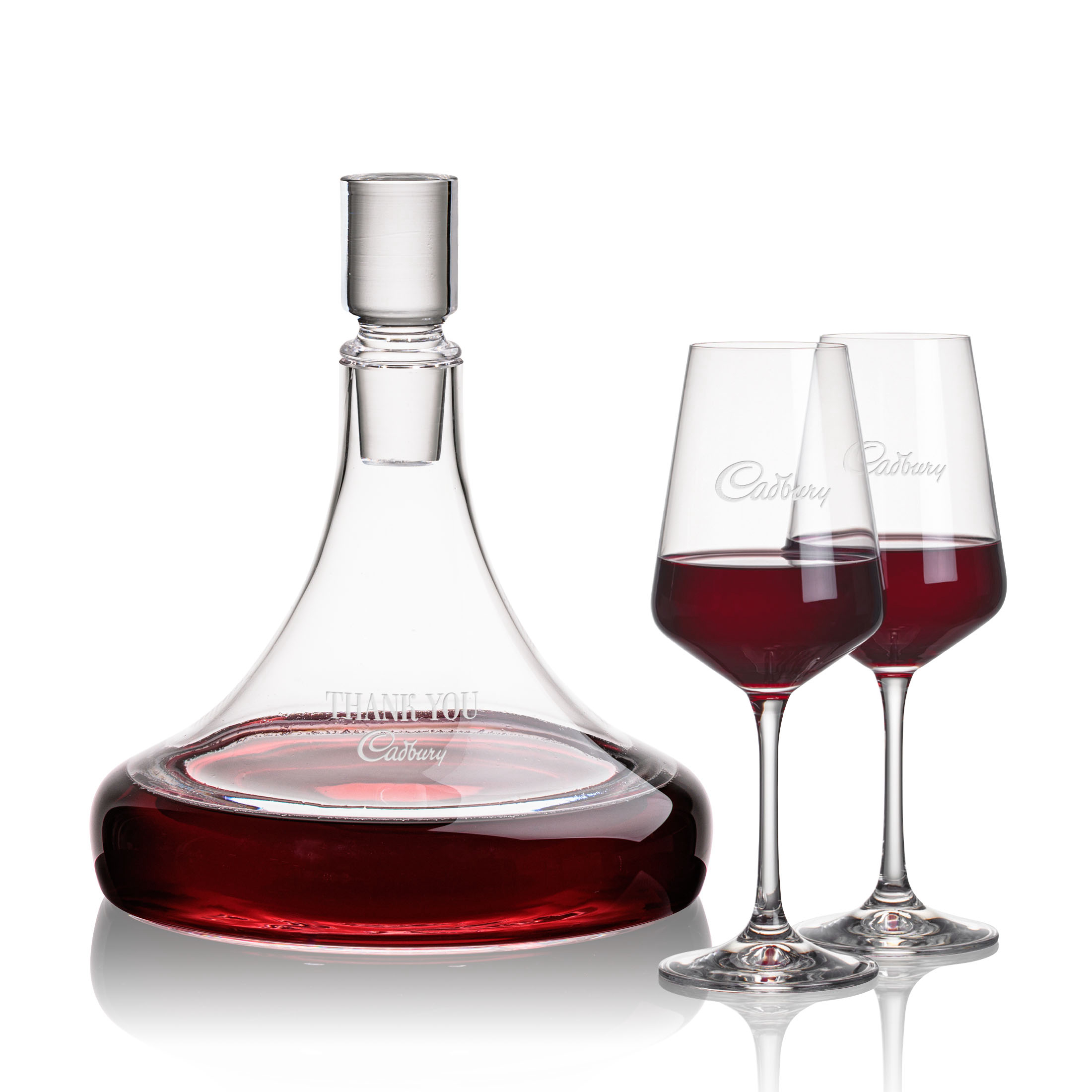 Decanter Stemmed Set, Cannes Set, Decanter & 2 Wine