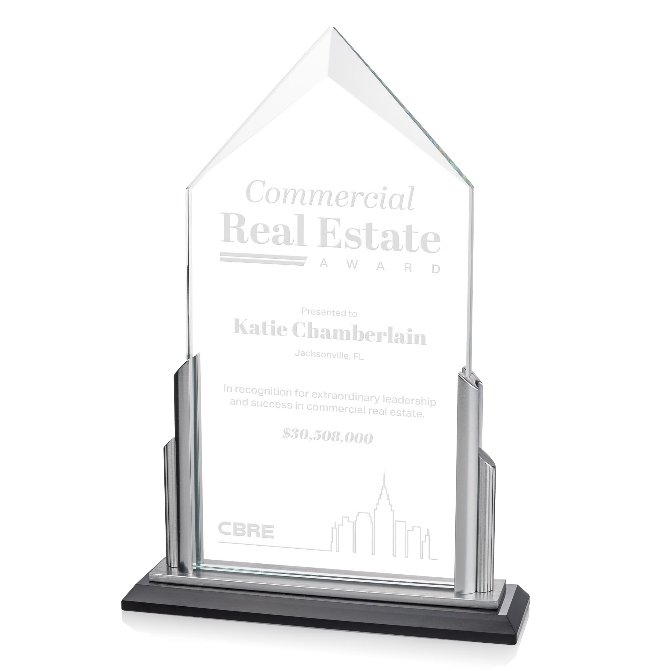 Deep Etch, 7.125" x 10.5" x 2" Aluminum