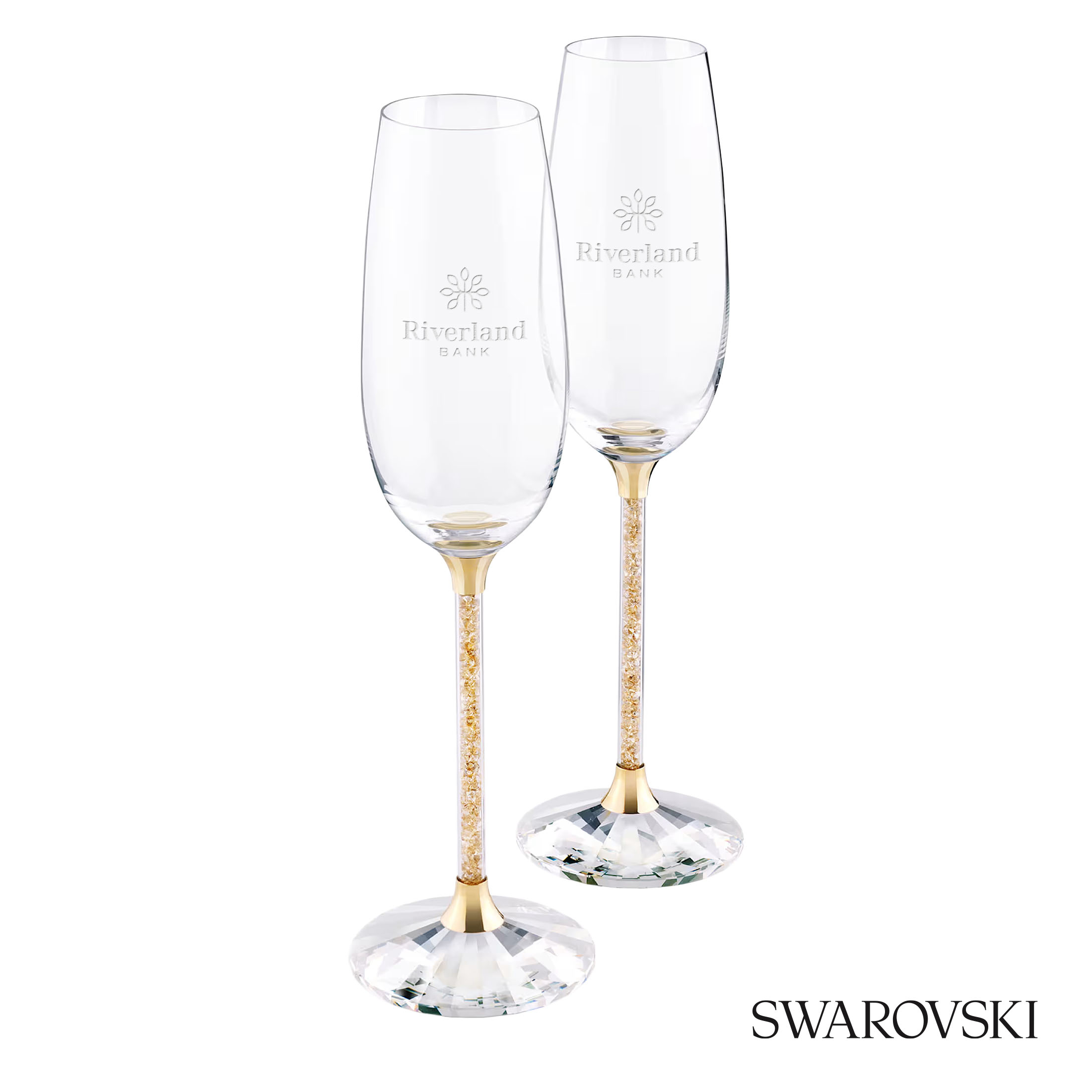 Swarovski® Crystalline Toasting Flutes (Set of 2)