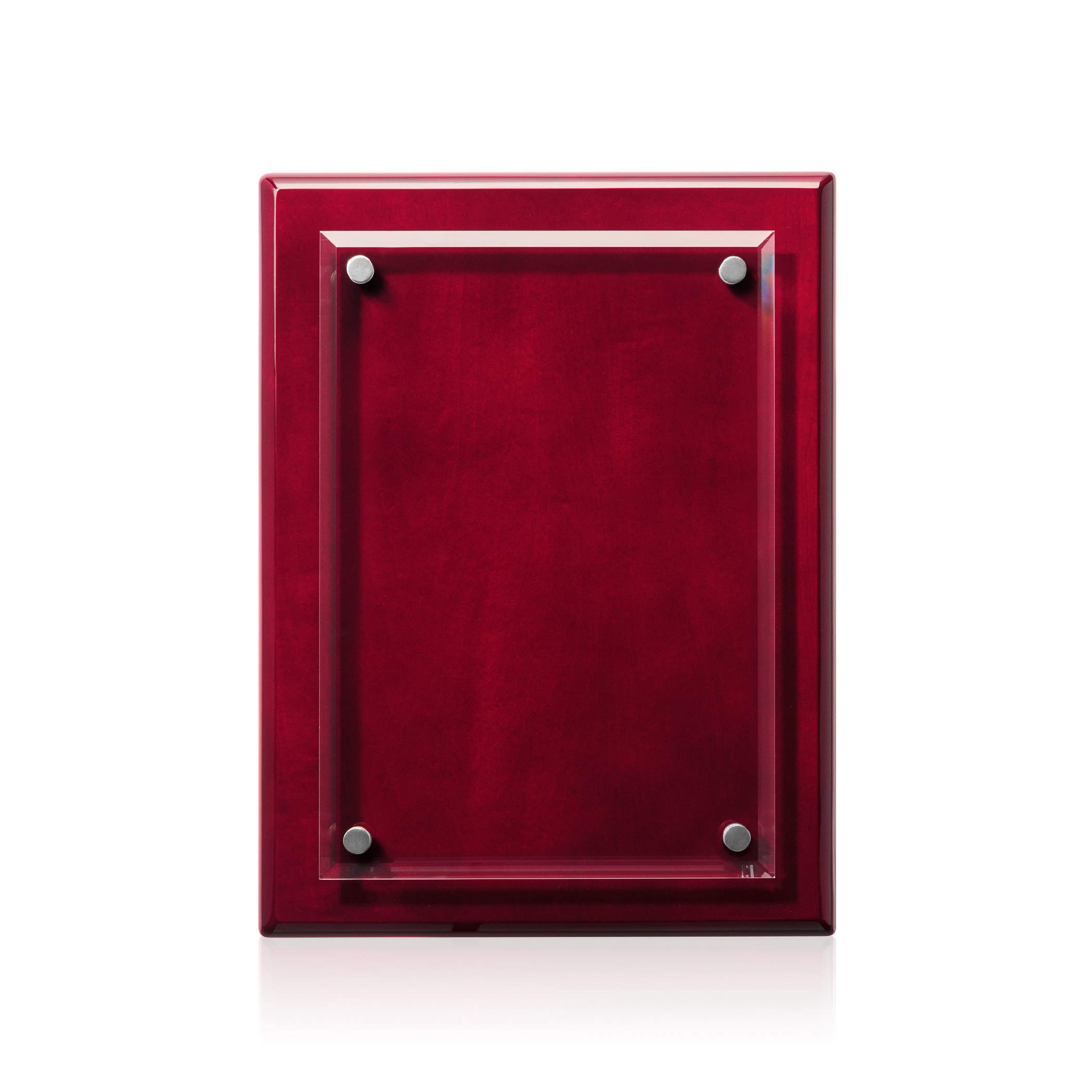 Caledon VividPrint™ Plaque - Rosewood/Silver 36