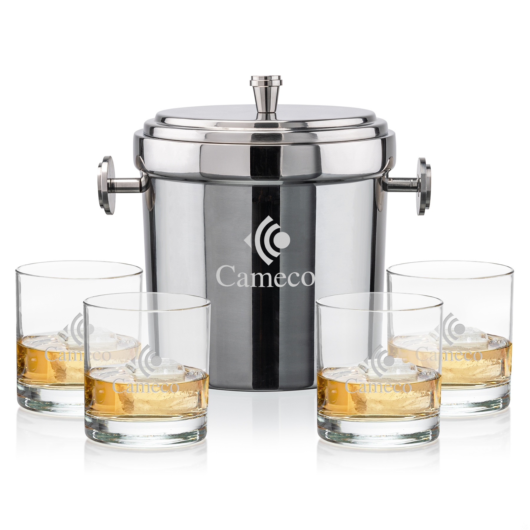 Ice Bucket OTR Set, Aristocrat Set, Set of 5