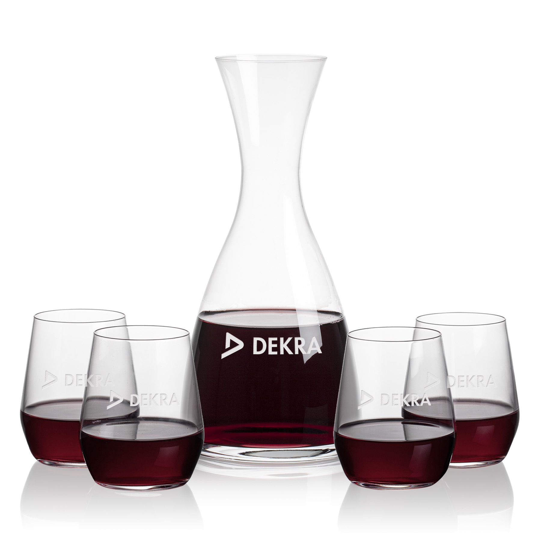 Carafe Stemless Set, Germain Wine Set, Carafe & 4 Stemless