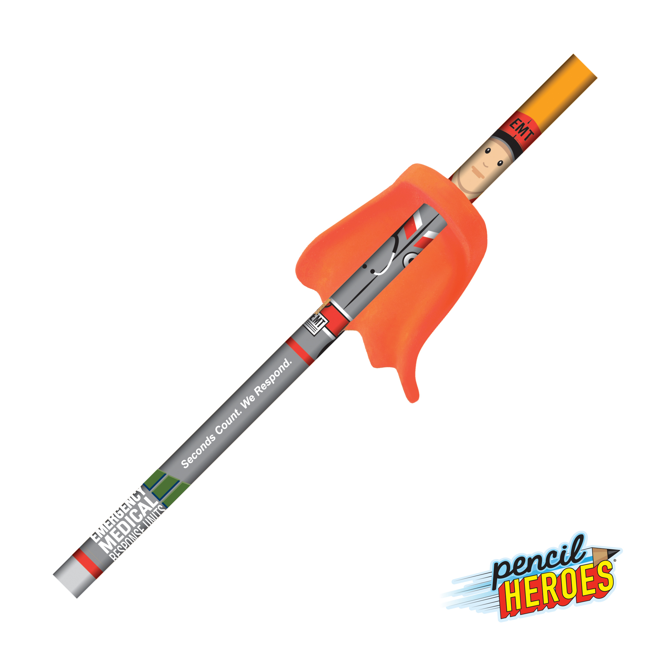 Pencil Heroes® Heathcare Series w/Cape Pencil