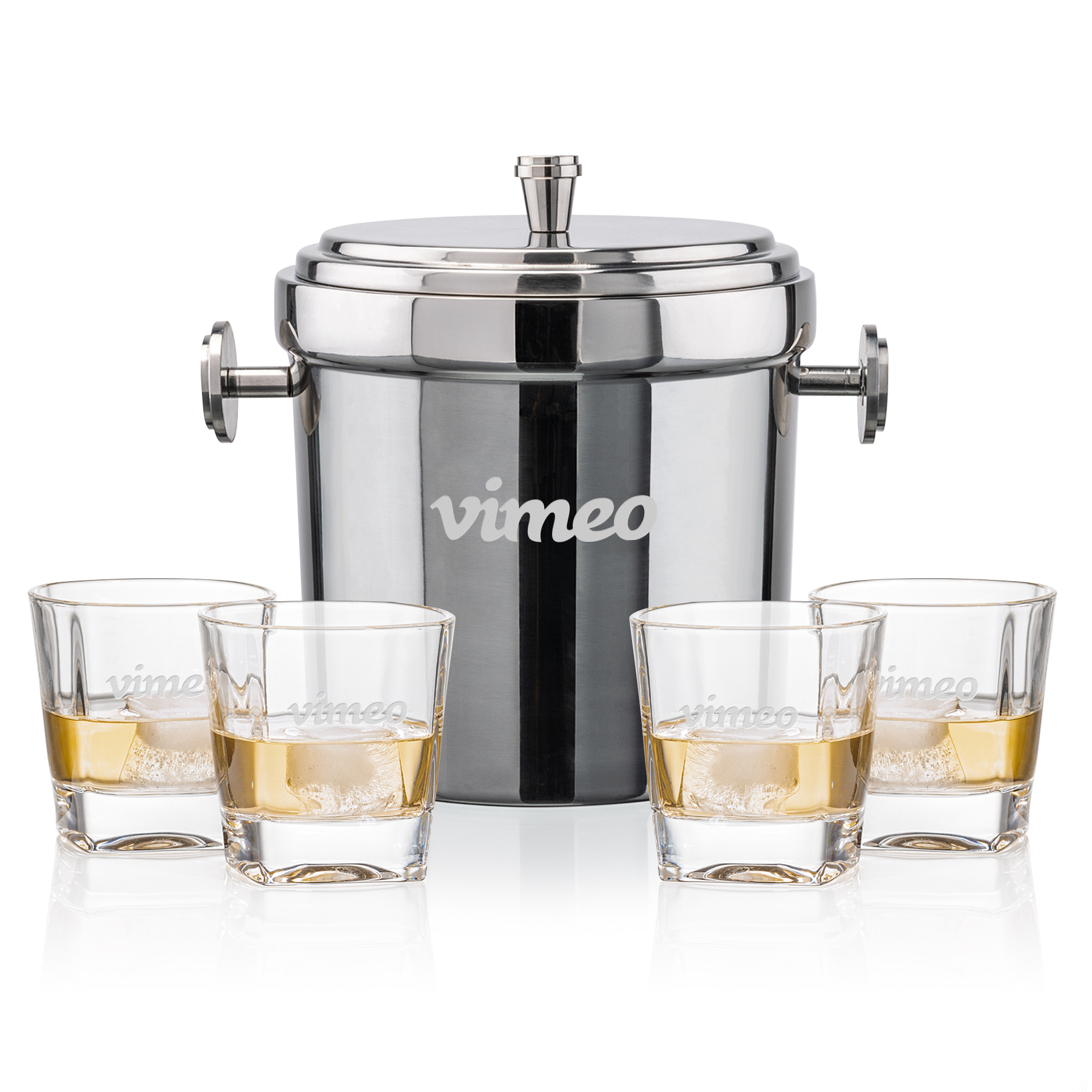 Ice Bucket OTR Set, Kansas Set, Set of 5