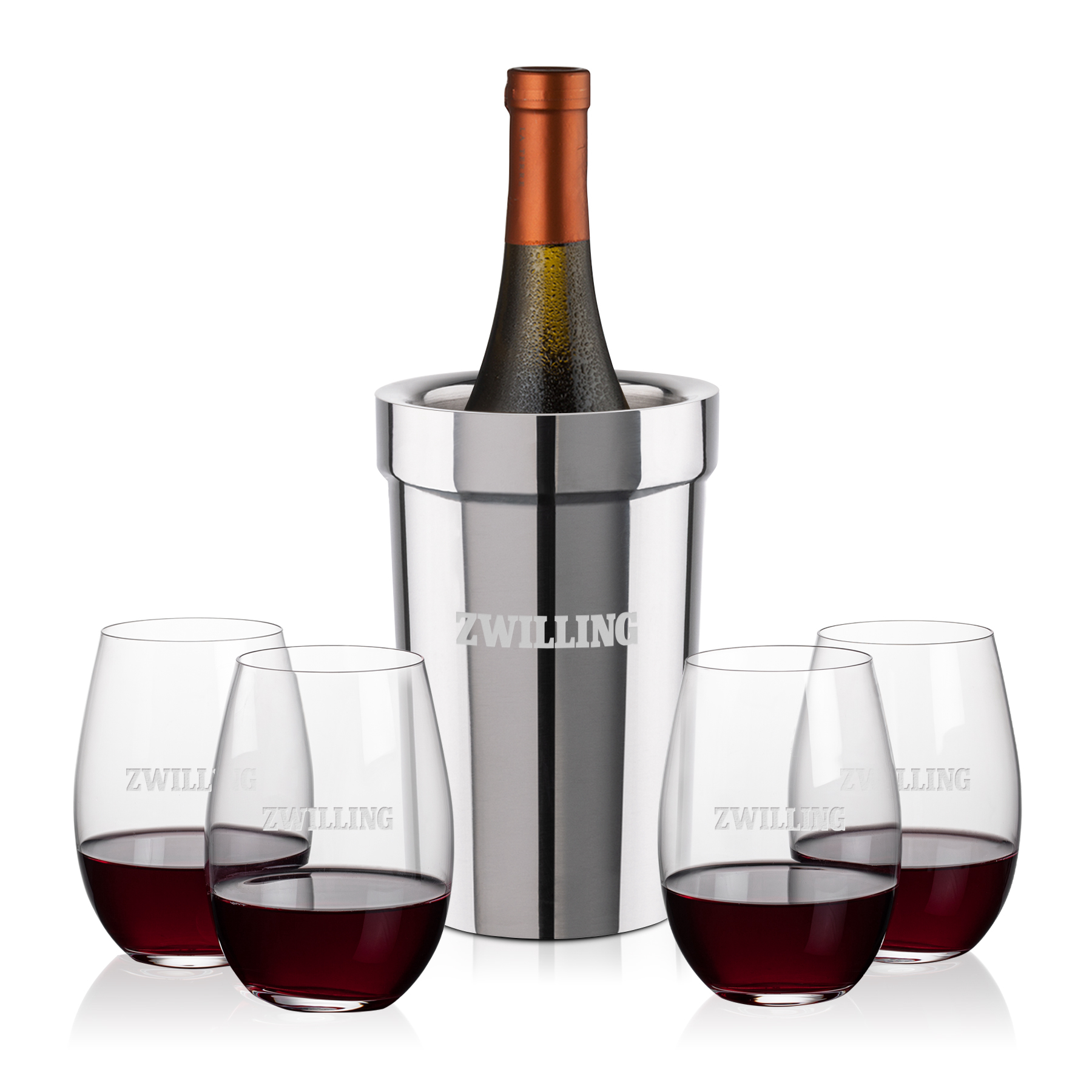 Wine Cooler Stemless Set, Laurent Set, Set of 5