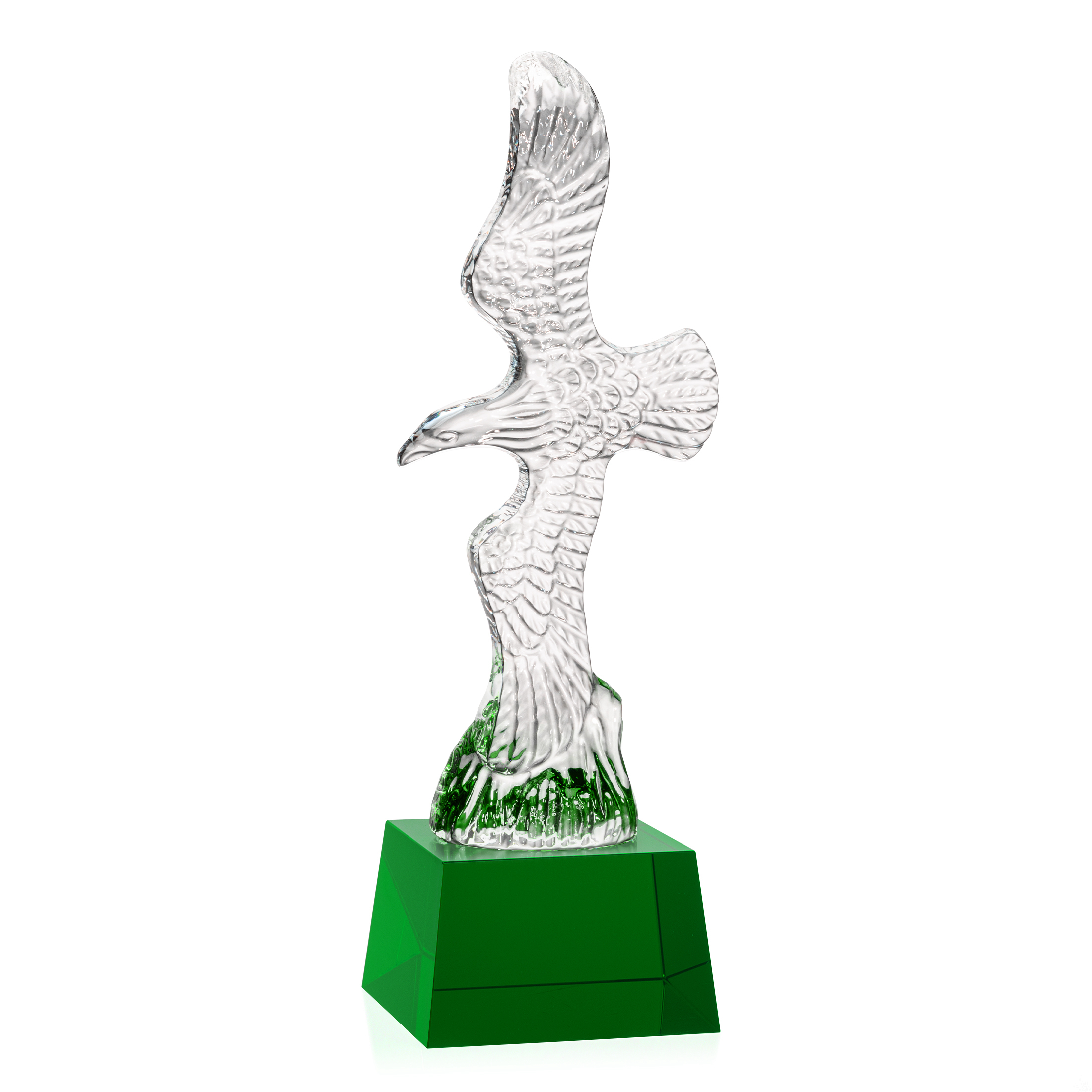 Staffordshire Eagle on Robson Base - Green
