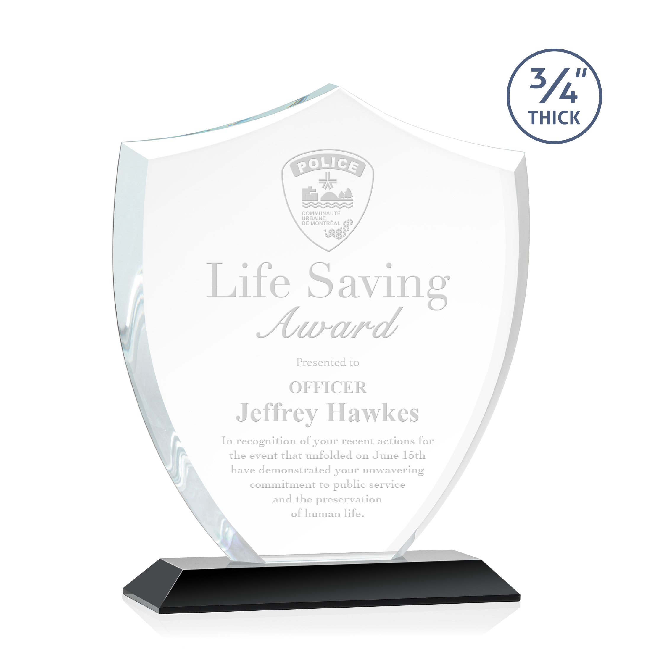 Scudo Shield Award - Black 11
