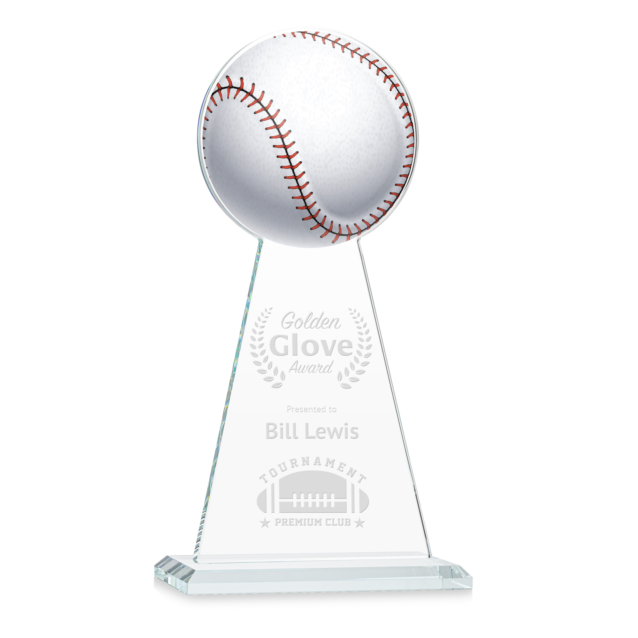 Deep Etch, Clear, 6" x 11.5" x 3"