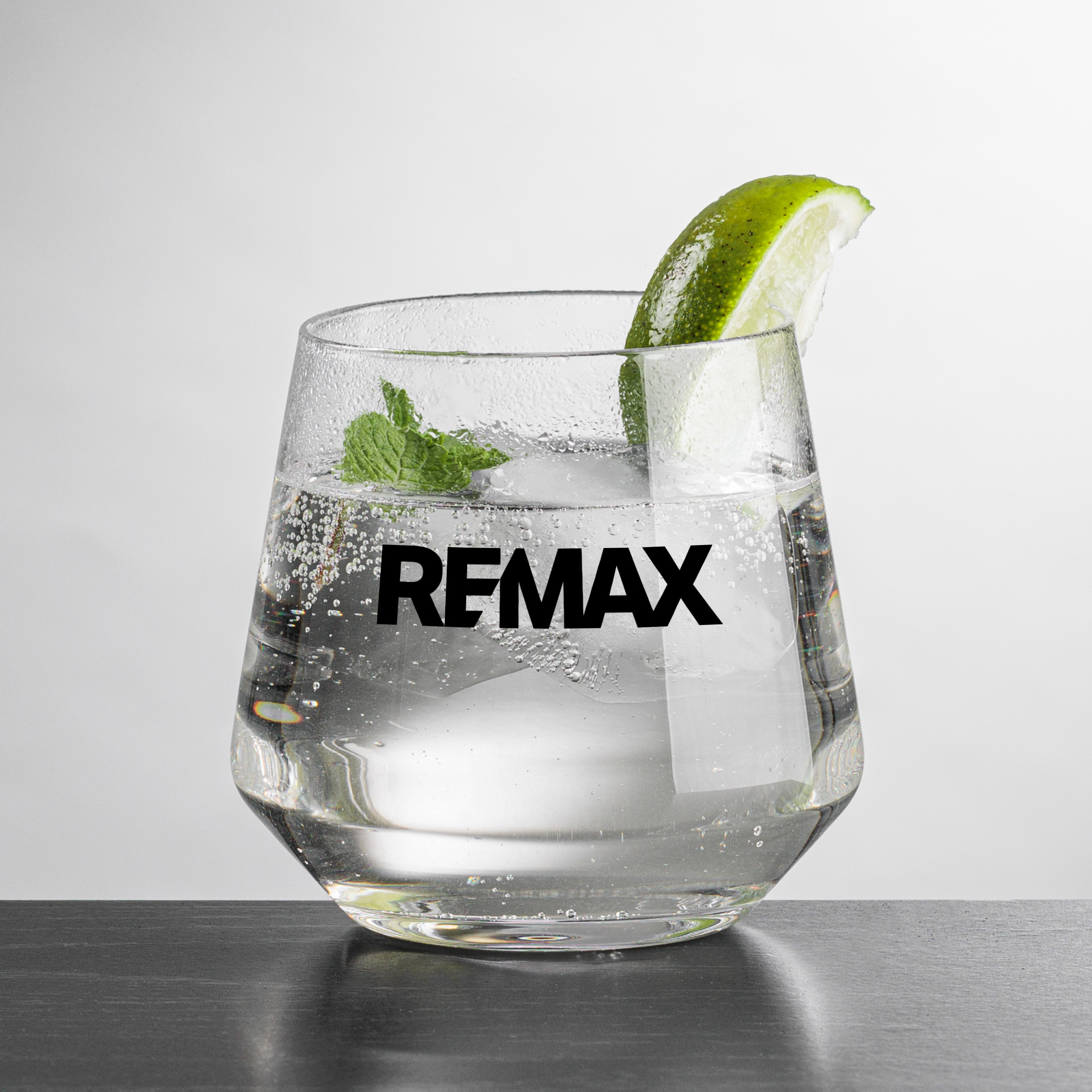 Glass Only, 1 Color, 1 Location Imprint, Clear, DOF