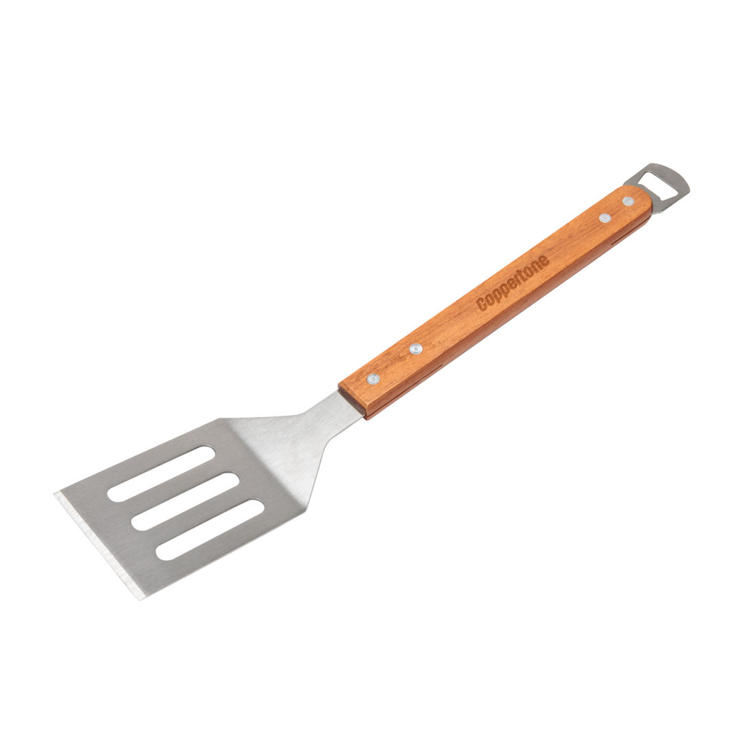 L117 - Deckle BBQ Flipper w/Bottle Opener - Stainless Steel - SRG