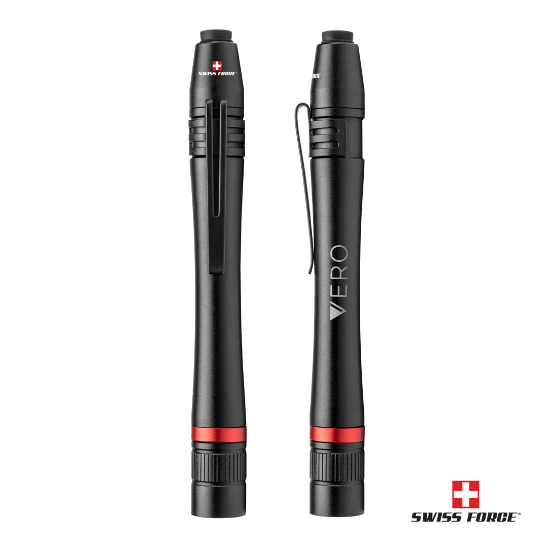 SFL908 - Swiss Force® Antares Mini Flashlight w/Pen Clip - SRG